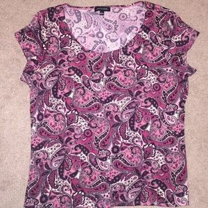 Notations short sleeved top